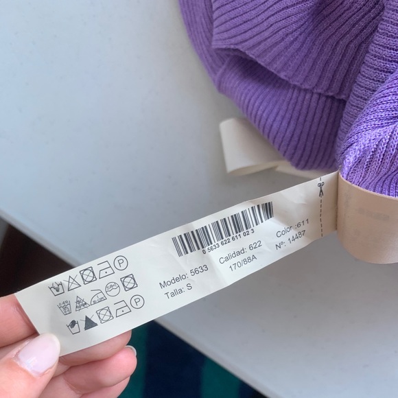 Massimo Dutti purple sweater - Picture 4 of 6